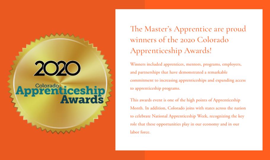 2020 Colorado Apprenticeship Awards